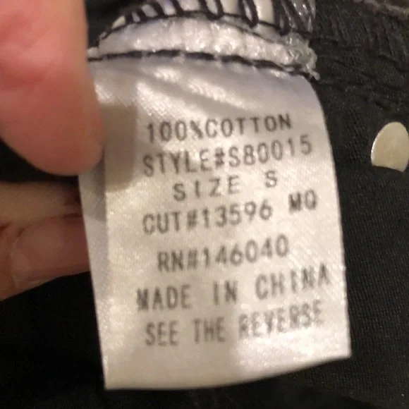 Signature8 black denim jeans - Picture 4 of 7